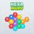 Hexa Away - Free Online Hexagon Puzzle Game Icon - Colorful Hex Tiles